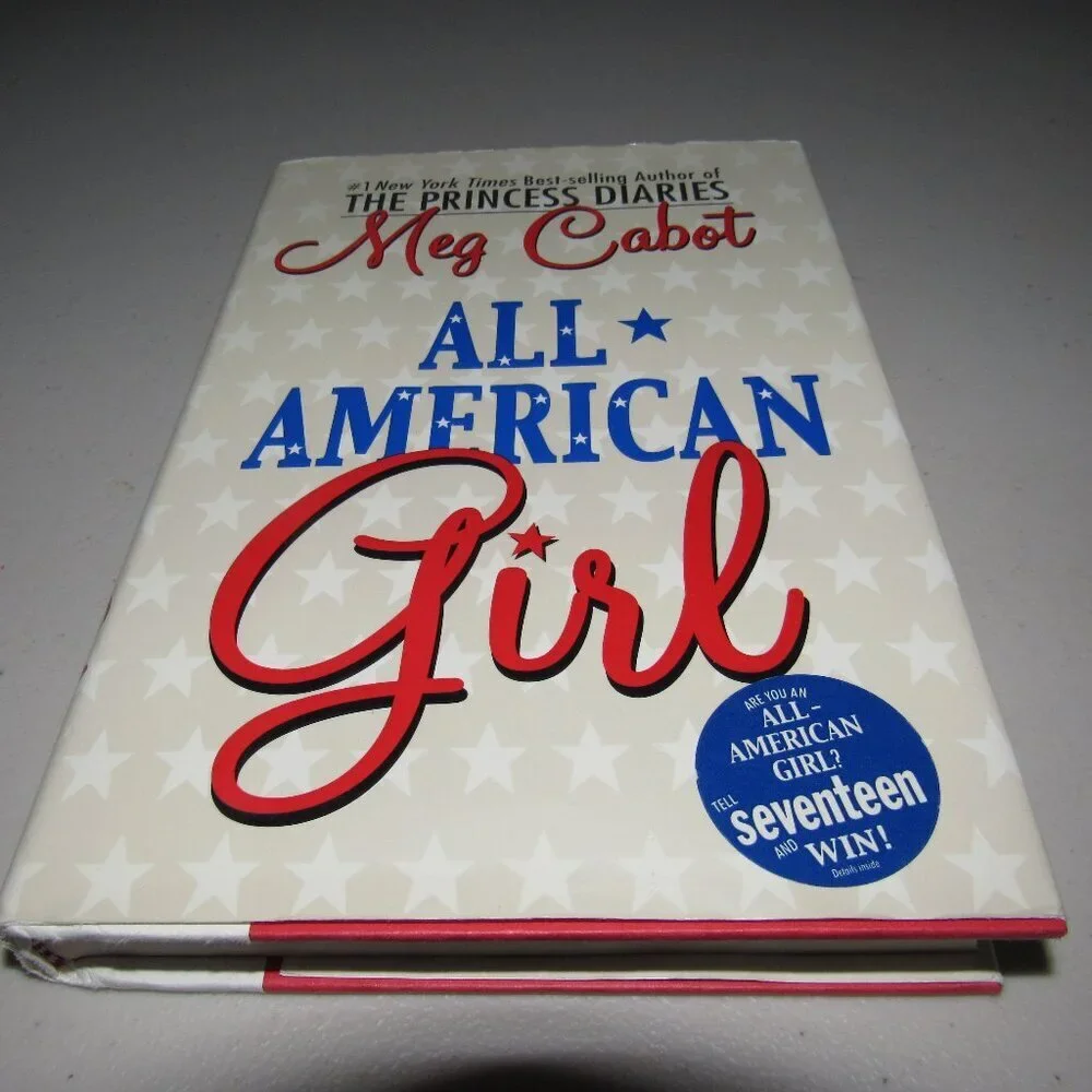 Meg Cabot All-American Girl Hardcover | YA Fiction | Patriotic Teen Romance